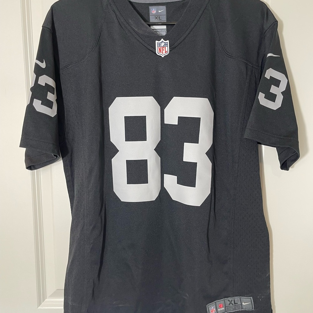 Nike Youth Raiders Black NFL Jersey
